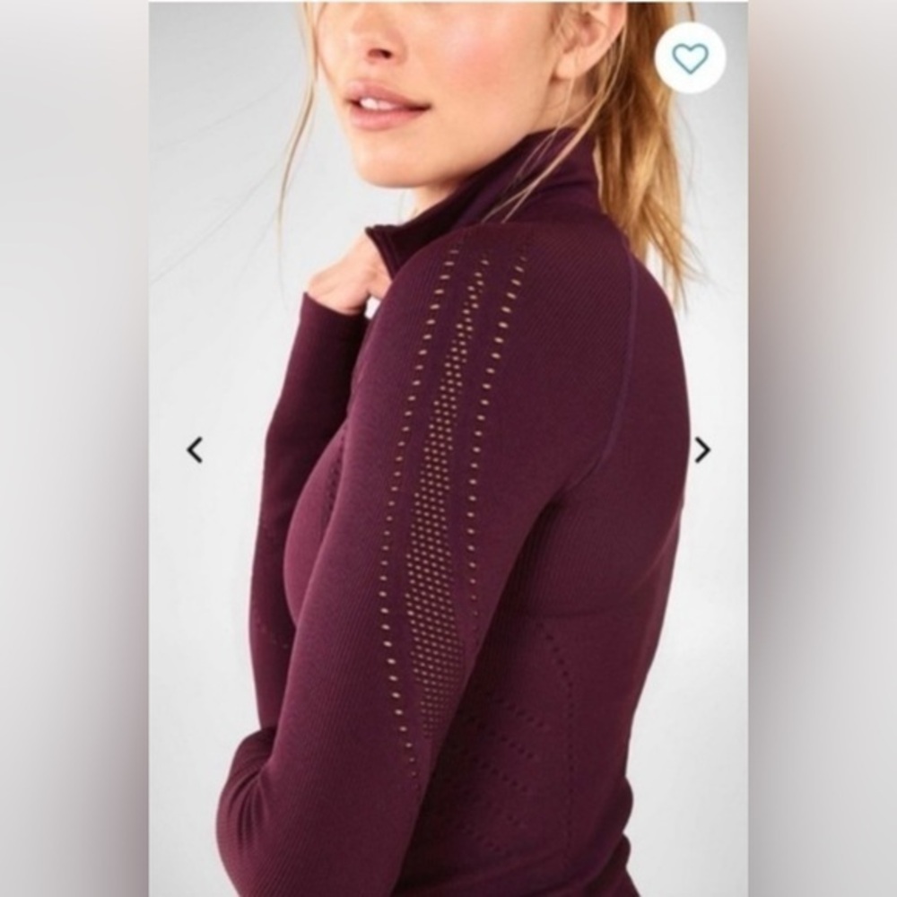 Fabletics Women’s X Small Delta Seamless Full Zip Long Sleeve Zip Jacket Top XS